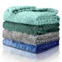 Frienda 4 Pcs Baby Fuzzy Blanket Fluffy Baby Blanket for Boys Girls Soft Warm Infant Newborn Toddler Receiving Nursery Bed Supplies, 32 x 24 Inch(Classic Color)