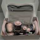 MESCOMB 5 in 1 Hot Air Styler Wrap - High-Speed Hair Dryer, Volumizing Brush with Auto Curlers, Fast Drying & Frizz-Free Styling Straightening, No Heat Damage, Includes Travel Bag, Gift for Women (Pink)