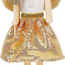 Joliyoou 12 Inch Christmas Wooden Nutcracker, Golden Fairy Nutcracker Holding A Star Wand Mantel Figurine, Xmas Nutcracker Tabletop Centerpieces Festival Shelves Decor