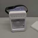 Portable Air Conditioners, Mini Air Conditioner Personal Evaporative Air Cooler with 4 Speeds 7 Colors, 600ML Portable Ac Unit Fan 2 Cool Mist Cooling Fan for Room Office Car