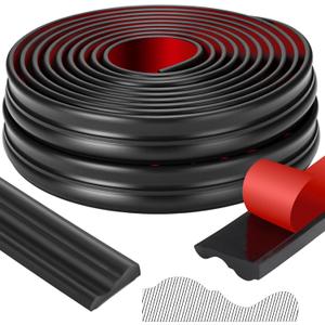 32.8ft x 1.25 Inch Flexible Peel and Stick Molding Trim for Wall, Baseboard, Backsplash, Tile Edge, Chair Rail, Mirror-self Adhesive Moulding Trim for Bathroom Wall Door Floor Window, Black