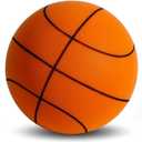 Silent Basketball Dribbling Indoor, Dribble Dream Silent Basketball, Foam Basketball Indoor Training Quiet Ball Gift for Youth Kids (Orange)