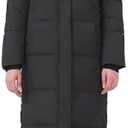 ANYIELIEMO Women's Extra Long Thickened Down Jacket with Thermal Lining,Full Length Winter Puffer Down Coat with Hem Slit 3XL