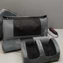 KOCASO Full Body Massage Mat with Heat, Electric Heated Massage Pad Cushion w/Vibration for Back/Neck/Foot, Detachable Head Pillow, Timer Function (76x20x6 in, with 2 Earplugs)