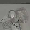 Kenond 50 oz Rabbit Water Dispenser, Gravity Dog Water Bowl Dispenser for Cage, Auto Water Bottle for Ferret, Cat, Dog and Other Animals, Compatible with Wide-Mouth Cages, Wire Cages and Crates (Gray)