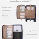 LOVEVOOK Carry On Luggage 22x14x9 Airline Approved with Spinner Wheels, 20 Inch Small Carry On Suitcase with TSA Lock, Expandable Hard Shell Suitcases for Men Women