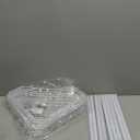 HuggieGems 4 Tier Floor Standing Corner Shower Caddy Organizer Shelf with Hooks, Bathroom Shelves Stand Rack, White