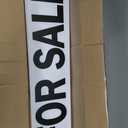 Juexica 12 Pcs Real Estate Rider Signs 24 x 6 Inch Coming Soon, for Sale, Pending, Sold Waterproof Signs Rider Real Estate with Different Messages(White with Black), Medium Signage