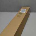 UNISHADES no Drill Cordless Roman Shades for Windows, 40" W 64" H - Light Filtering - Linen - White