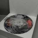 Outdoor Motion Sensor Flush Mount LED Light, 12" Dusk to Dawn Porch Modern Black Exterior Light, Ceiling Light Fixture for Farmhouse Garage Entry