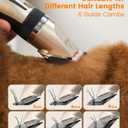oneisall Dog Clippers and Paw Trimmer Kit 2 in 1 Low Noise Cordless Dog Clippers for Grooming Pet Hair Trimmers for Small and Large Dogs Cats Animals