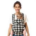 Momcozy Baby Carrier - Ergonomic, Cozy and Lightweight Carrier for 7-45lbs, Effortless to Put On, Ideal for Hands-Free Parenting, Enhanced Lumbar Support, Houndstooth,Cotton-Houndstooth