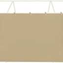 Carport Sidewall Panel with Elastic Ball Bungees, for 10x20 FT or 12x20 FT Garage Party Tent Shelter - Beige, One Sidewall Panel Only
