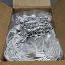 100ft Outdoor G40 LED Globe String Lights Dimmable Shatterproof Waterproof Light Strings with 52 Bulbs Connectable Commercial Hanging Lights for Patio Balcony Backyard Party (White Wire, 2-Pack)