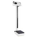 Mechanical Physician Scale with Height Rod - Manual Measuring Scale - Eye-Level Display Dual Reading Die-Cast Beam with Two Sliding Weights & Retractable Height Rod