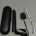 Philips Sonicare ProtectiveClean 5300 Rechargeable Electric Toothbrush, with Pressure Sensor, 3 Cleaning Modes, SmarTimer and QuadPacer, with 2 Bonus Brush Heads, Travel Case, Black, Model HX6423/34