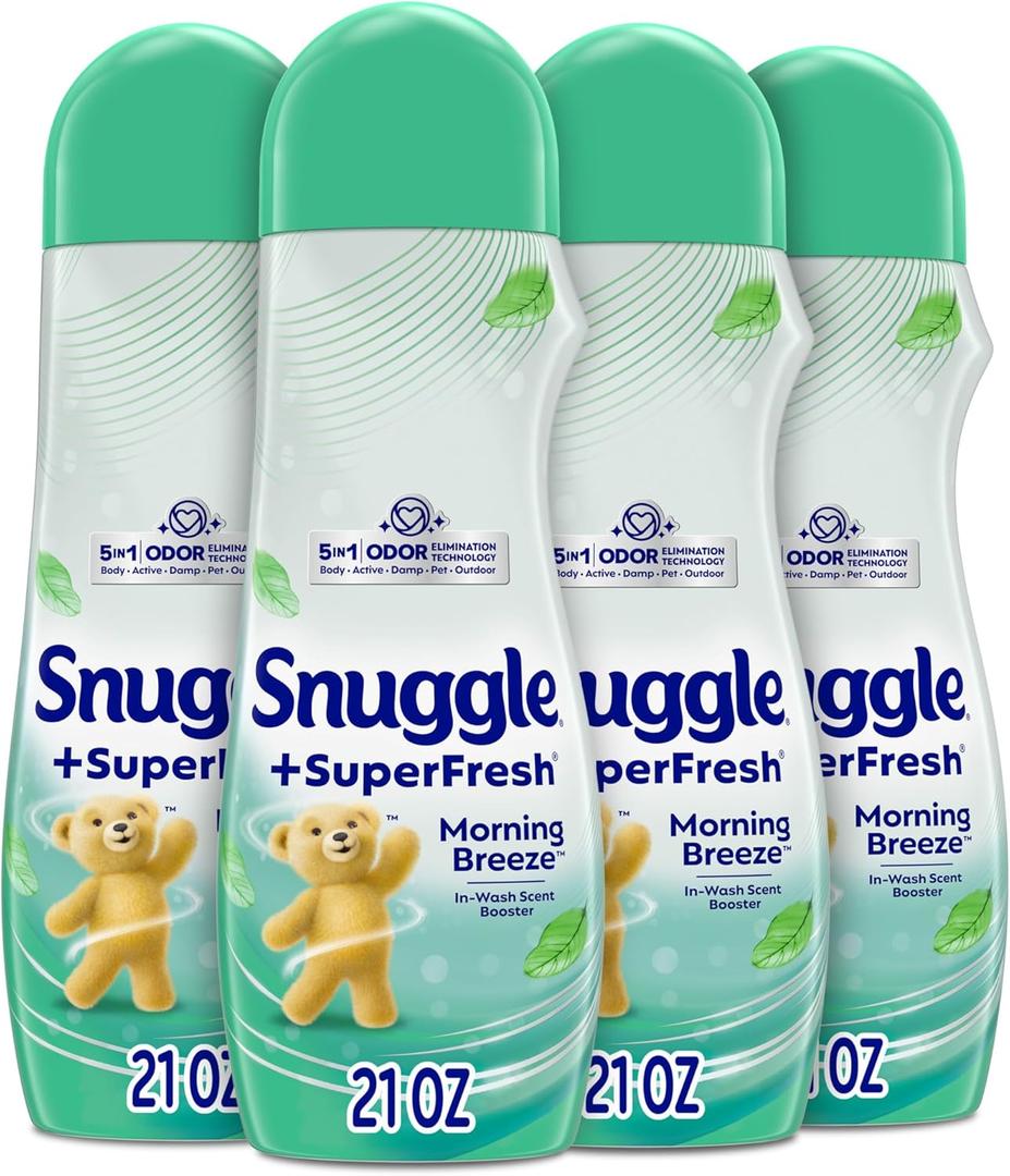 Snuggle SuperFresh 21oz Scent Booster, Pack of 4 (Packaging May Vary)