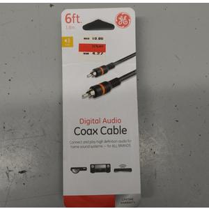 Digital Audio Coax Cable 6ft.
