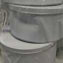 Yopay 3 Pack Cookie Tin with Lid, Round Sturdy Gift Tin, White Baking Cake Container for Storing Patisseries, Snack, Chocolate, Easter, Special Occasion, Holidays, 7" Wide by 3.2" Tall