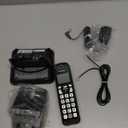 Panasonic Cordless Phone with Advanced Call Block, Bilingual Caller ID, Easy to Read Large High-Contrast Display, Expandable System with 1 Handset, KX-TGD810B (Black)