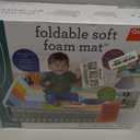 Infantino Foldable Soft Foam Play Mat, 57" Baby Mat for Floor Time, Lightweight, Easy to Store, Wipeable, Multicolor