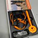 RPZ Invisible Dog Fence, GPS Wireless Electric Fence System Perimeter Collar for Dogs with Phone App No Subscription, Pet Containment System Outdoor for Yard, Orange