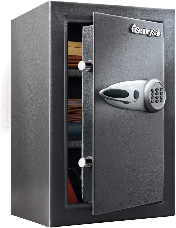 SentrySafe XX-Large Black Floor Safe with Digital Coded Keypad, Gun Safe for Handgun or Other Valuables, 2.2 Cubic Feet, T6-331