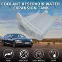 Coolant Reservoir Water Expansion Tank for Audi S5 Sturdy No.8K0121405E | Coolant Radiator Reservoir Bottle with Sensor 1 Pcs