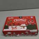 Max Fun 12Pcs Christmas Glasses Glitter Holiday Party Glasses Frames Christmas Decoration Accessories Costume Eyeglasses for Christmas Parties Holiday Favors (One Size Fits All)