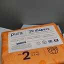 Pura Hypoallergenic Diapers, Size 2 (7-13 lbs) Totally Chlorine Free, Wetness Indicator, Suitable for Sensitive Skin, Soft Organic Cotton, Overnight, 3 Packs of 29 (87 Baby Diapers)