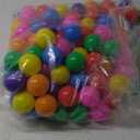 LANGXUN 50 100 200 Soft Plastic Ball Pit Balls for Kids, Gift for Baby Toddler Birthday Christmas, Ball Pit Play Tent, Baby Kiddie Pool Water Toys, Party Decoration (50 Balls, 7 Rainbow Colors)