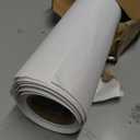 RCdepot1-1 x 24 inch x 100 ft Matte Photo Peel sticker paper roll Printable Adhesive Vinyl Waterproof 2 inch core, Inkjet print signs and Stick decal labels stickable PVC diy school