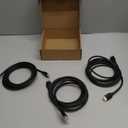 Amazon Basics HDMI Cable, 3-Pack, 10ft, 4K@60Hz, High-Speed 4K HDMI 2.0 Cord (18Gbps), 2160p, 48 bit, Compatible with TV/PS5/Xbox/Roku, Black