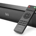 2.1ch 120W Small Sound Bar for TV, PC, Projector, 23-inch TV Sound Bar with Built-in Subwoofer, Voice Enhancer, Bluetooth/HDMI ARC/Optical/Aux, Wall Mount