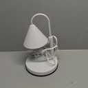 Hong-in White Candle Warmer, Candle Warmer Lamp with TimerElectric Candle Lamp Warmer for Scented Wax with 2 BulbsHouse Warming Gifts New Home&Gifts for Women, Candle Lamp for Jar Candles