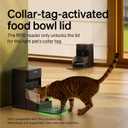 PETLIBRO RFID Automatic Cat Feeder, Collar Sensor for Personalized Meals, Cats Recognition, Diet Tracking and Anti-Stealing for Multi-Pets Homes and Different Diets, Wi-Fi Programmable Food Dispenser