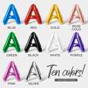 Letter Balloons - GIRLS GONE MILD 16" Inch Alphabet Letters Foil Mylar Balloon Bachelorette Party Banner (Purple)