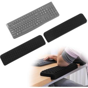 MABOZOO L-Shaped Desk Wrist Elbow Rests, 2PCS Memory Foam Elbow Support Padding with Non-Slip Bottom, Ergonomic Wrist Cushions for Table or Desk Edge