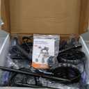 VOCIC Walkers for Seniors, Z21 Rollator Walker with Seat Supports 350lb, 8" Big Wheels for All Terrain, Ergonomic Arc Seat & 6" Ultra Backrest Foldable Walker, Dual Height Adjustment, Lightweight 2025