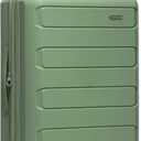 Traveler's Choice Pagosa Hardshell Expandable Luggage with Spinner Wheels, Green, 27-Inch Medium
