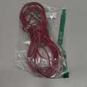 Dog Tie Out Cable 10/15/20/25/30 FT Runner for Yard Steel Wire Cable with Durable Superior Clips Red Chains for Outside Dog Lead for Large Up to 165 Lbs