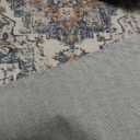 KUTA Runners for Hallways 2x6 Taupe, Vintage Floral Kitchen Rugs Non-Slip Washable Runner Ultra Soft Printed Retro Flower Carpet Entryway Rug for Bedroom Laundry Nursery Entryways