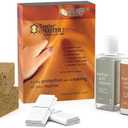 Leather Master Leather Care Kit | Leather Cleaner and Conditioner Kit | Cleans & Restores Car Seats, Furniture, Purses, Jackets | Includes Leather Cleaner, Leather Conditioner, Sponge & Wipes