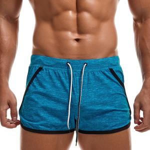 AIMPACT Mens Short Swim Trunks Quick Dry Beach Board Shorts 80s 90s Summer Vintage Swimwear with Lining Swimming Suits (Blue, M)