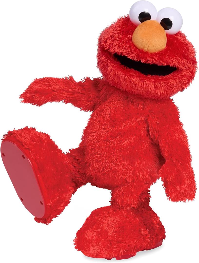 Sesame Street Hokey Pokey Elmo 14 Interactive Plush Toy, Sings, Dances & Plays Music, Bilingual Stuffed Animal for Pretend Play, Soft & Huggable, for Girls and Boys, Ages 18 Months+ by Just Play, Large