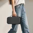 HEYSTOP Carrying Case for Nintendo Switch 2 2025, Portable Switch Travel Bag with More Space, Protective Case Compatible with Nintendo Switch 2 Accessories, black