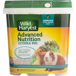 Wild Harvest Advanced Nutrition Guinea Pig, Complete And Balanced Diet, 4.5 Pounds (EXP 05/15/26)