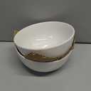 CEREAL BOWLS, 20 OZ, SET OF 2 MARSHMALLOW WHITE
