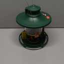 More Birds Large Lantern Bird Feeder, Lantern-Style Wild Bird Feeder, 5 Feeding Ports, 3.8-Pound Seed Capacity, Green