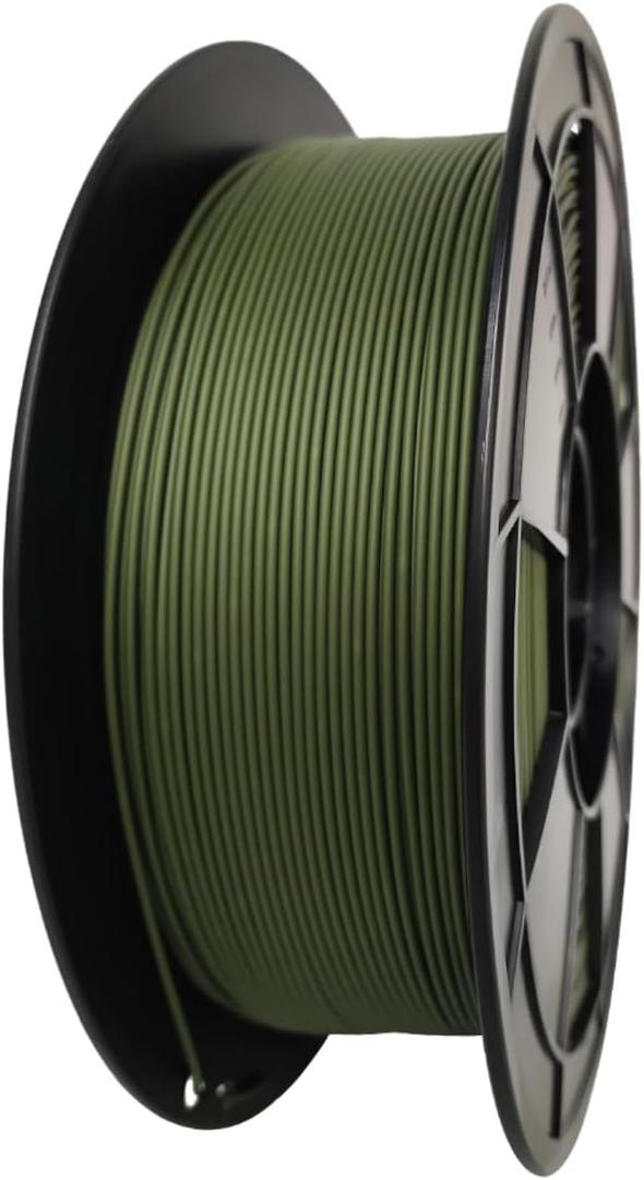 PETG Carbon Fiber Filament 1.75mm, 3D Printer Filament with Carbon Fibers, Hardened Steel Nozzle Required, fit in FDM 3D Printers,1kg(2.2lbs)-PETG CF-Matte Army Green